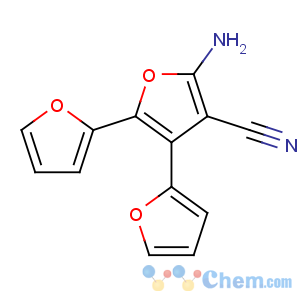 CAS No:24386-17-2 2-amino-4,5-bis(furan-2-yl)furan-3-carbonitrile