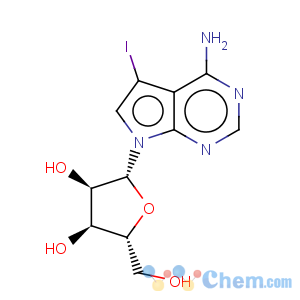 CAS No:24386-93-4 7H-Pyrrolo[2,3-d]pyrimidin-4-amine,5-iodo-7-b-D-ribofuranosyl-