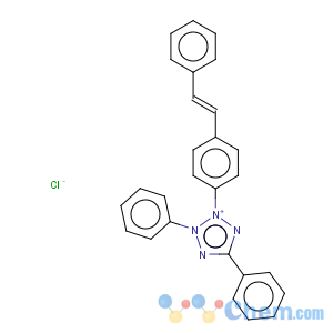 CAS No:24387-36-8 2H-Tetrazolium,2,5-diphenyl-3-[4-(2-phenylethenyl)phenyl]-, chloride (1:1)