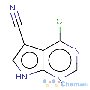 CAS No:24391-41-1 7H-Pyrrolo[2,3-d]pyrimidine-5-carbonitrile,4-chloro-