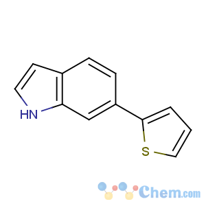 CAS No:243972-30-7 6-thiophen-2-yl-1H-indole