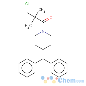 CAS No:244006-50-6 1-Propanone,3-chloro-1-[4-(diphenylmethyl)-1-piperidinyl]-2,2-dimethyl-