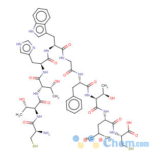 CAS No:244082-19-7 L-Cysteine,L-cysteinyl-L-threonyl-L-threonyl-L-histidyl-L-tryptophylglycyl-L-phenylalanyl-L-threonyl-L-leucyl-,cyclic (1®