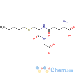CAS No:24425-55-6 (2S)-2-amino-5-[[(2R)-1-(carboxymethylamino)-1-oxo-3-<br />pentylsulfanylpropan-2-yl]amino]-5-oxopentanoic acid
