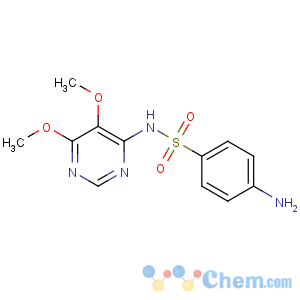CAS No:2447-57-6 4-amino-N-(5,6-dimethoxypyrimidin-4-yl)benzenesulfonamide