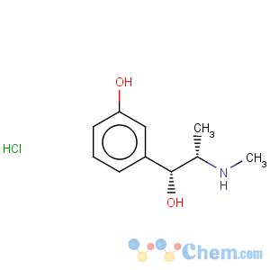 CAS No:24493-89-8 Benzenemethanol,3-hydroxy-a-[(1S)-1-(methylamino)ethyl]-,hydrochloride (1:1), (aR)-