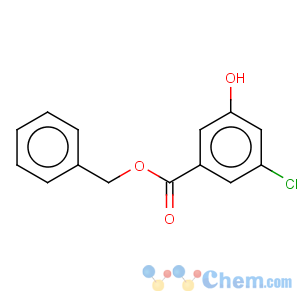 CAS No:245116-17-0 Benzoic acid,3-chloro-5-hydroxy-, phenylmethyl ester