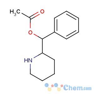 CAS No:24558-01-8 [(S)-phenyl-[(2S)-piperidin-2-yl]methyl] acetate