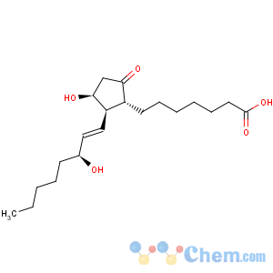 CAS No:24570-01-2 Prost-13-en-1-oic acid,11,15-dihydroxy-9-oxo-, (11b,13E,15S)- (9CI)