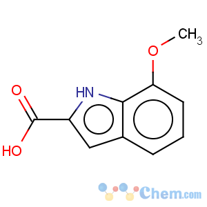 CAS No:24610-33-1 1H-Indole-2-carboxylicacid, 7-methoxy-