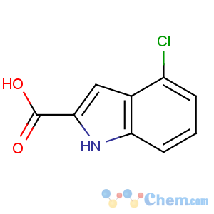 CAS No:24621-73-6 4-chloro-1H-indole-2-carboxylic acid