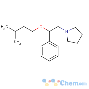 CAS No:24622-72-8 1-[2-(3-methylbutoxy)-2-phenylethyl]pyrrolidine