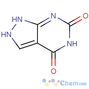 CAS No:2465-59-0 1,2-dihydropyrazolo[3,4-d]pyrimidine-4,6-dione