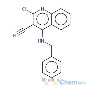 CAS No:246546-73-6 4-Benzylamino-2-chloro-quinoline-3-carbonitrile