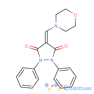 CAS No:24665-83-6 4-(morpholin-4-ylmethylidene)-1,2-diphenylpyrazolidine-3,5-dione