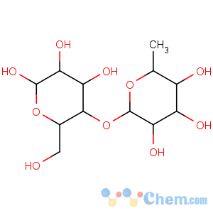 CAS No:24667-50-3 (3R,4R,6R)-2-methyl-6-[(3R,4R)-4,5,<br />6-trihydroxy-2-(hydroxymethyl)oxan-3-yl]oxyoxane-3,4,5-triol