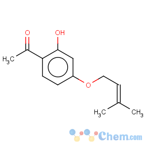 CAS No:24672-83-1 Ethanone,1-[2-hydroxy-4-[(3-methyl-2-buten-1-yl)oxy]phenyl]-