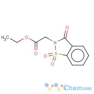 CAS No:24683-20-3 1,2-Benzisothiazole-2(3H)-aceticacid, 3-oxo-, ethyl ester, 1,1-dioxide