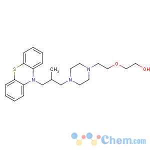 CAS No:2470-73-7 2-[2-[4-(2-methyl-3-phenothiazin-10-ylpropyl)piperazin-1-yl]ethoxy]<br />ethanol