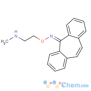 CAS No:24701-51-7 2-(dibenzo[1,2-a:1',<br />2'-e][7]annulen-11-ylideneamino)oxy-N-methylethanamine