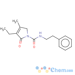 CAS No:247098-18-6 1H-Pyrrole-1-carboxamide,3-ethyl-2,5-dihydro-4-methyl-2-oxo-N-(2-phenylethyl)-