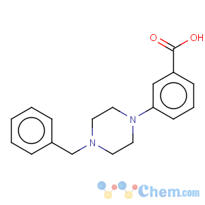 CAS No:247117-97-1 Benzoic acid,3-[4-(phenylmethyl)-1-piperazinyl]-