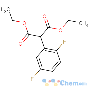 CAS No:247170-23-6 diethyl 2-(2,5-difluorophenyl)propanedioate
