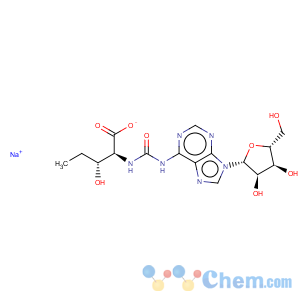 CAS No:24719-82-2 L-Threonine, N-[[(9-b-D-ribofuranosyl-9H-purin-6-yl)amino]carbonyl]-