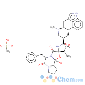 CAS No:24730-10-7 Ergotaman-3',6',18-trione,9,10-dihydro-12'-hydroxy-2'-(1-methylethyl)-5'-(phenylmethyl)-, (5'a,10a)-, methanesulfonate (1:1)