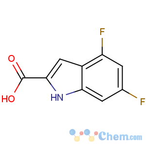 CAS No:247564-66-5 4,6-difluoro-1H-indole-2-carboxylic acid