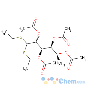 CAS No:24807-89-4 2-o,3-o,4-o,5-o-tetraacetyl-l-rhamnose diethyl dithioacetal