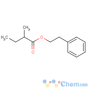 CAS No:24817-51-4 2-phenylethyl 2-methylbutanoate
