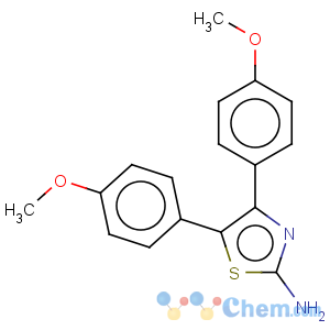 CAS No:24827-38-1 4,5-Bis-(4-methoxy-phenyl)-thiazol-2-ylamine