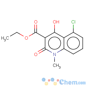 CAS No:248282-10-2 3-Quinolinecarboxylicacid, 5-chloro-1,2-dihydro-4-hydroxy-1-methyl-2-oxo-, ethyl ester