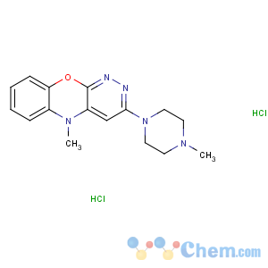 CAS No:24853-80-3 5-methyl-3-(4-methylpiperazin-1-yl)pyridazino[3,4-b][1,<br />4]benzoxazine