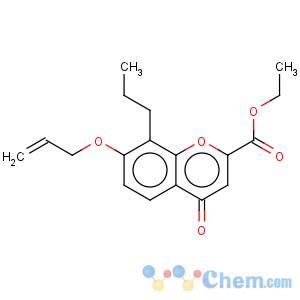 CAS No:248595-13-3 4H-1-Benzopyran-2-carboxylicacid, 4-oxo-7-(2-propen-1-yloxy)-8-propyl-, ethyl ester