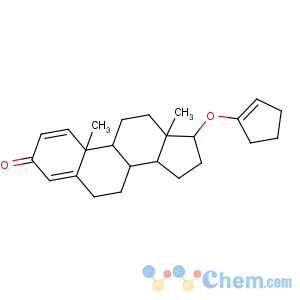 CAS No:2487-63-0 (8R,9S,10R,13S,14S,17S)-17-(cyclopenten-1-yloxy)-10,13-dimethyl-6,7,8,9,<br />11,12,14,15,16,17-decahydrocyclopenta[a]phenanthren-3-one