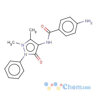 CAS No:24891-21-2 Benzamide,4-amino-N-(2,3-dihydro-1,5-dimethyl-3-oxo-2-phenyl-1H-pyrazol-4-yl)-