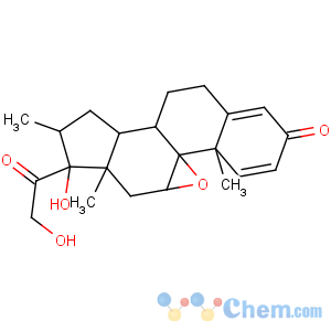 CAS No:24916-90-3 Pregna-1,4-diene-3,20-dione,9,11-epoxy-17,21-dihydroxy-16-methyl-, (9b,11b,16a)-