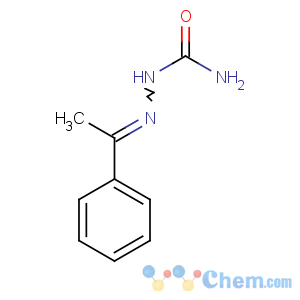 CAS No:2492-30-0 Hydrazinecarboxamide,2-(1-phenylethylidene)-