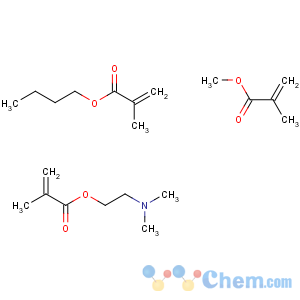 CAS No:24938-16-7 2-propenoic acid, 2-methyl-, butyl ester, polymer with 2-(dimethylamino)ethyl 2-methyl-2-propenoate and methyl 2-methyl-2-propenoate
