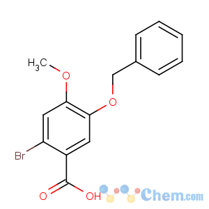 CAS No:24958-42-7 2-bromo-4-methoxy-5-phenylmethoxybenzoic acid