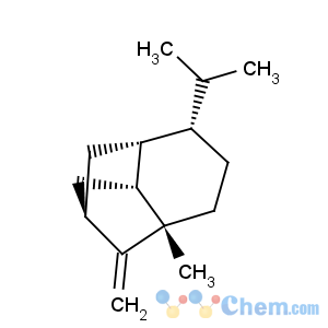 CAS No:24959-83-9 2,4-Methano-1H-indene,octahydro-7a-methyl-1-methylene-5-(1-methylethyl)-, (2R,3aR,4R,5S,7aS)-rel-