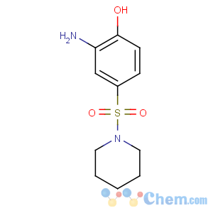 CAS No:24962-73-0 Phenol,2-amino-4-(1-piperidinylsulfonyl)-