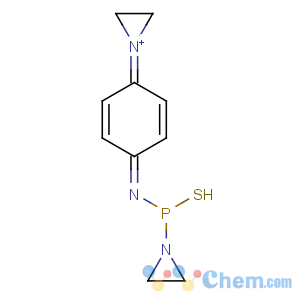 CAS No:25033-34-5 [[4-(aziridin-1-ium-1-ylidene)cyclohexa-2,<br />5-dien-1-ylidene]amino]-(aziridin-1-yl)phosphinothious acid