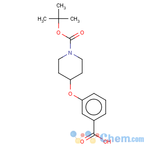 CAS No:250681-69-7 1-Piperidinecarboxylicacid, 4-(3-carboxyphenoxy)-, 1-(1,1-dimethylethyl) ester