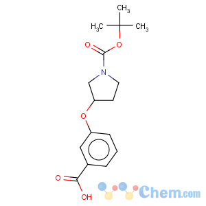 CAS No:250681-87-9 1-Pyrrolidinecarboxylicacid, 3-(3-carboxyphenoxy)-, 1-(1,1-dimethylethyl) ester