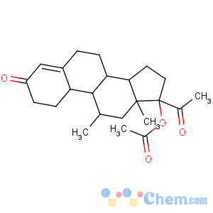 CAS No:25092-41-5 [(8R,9S,10R,11S,13S,14S,17R)-17-acetyl-11,13-dimethyl-3-oxo-1,2,6,7,8,9,<br />10,11,12,14,15,16-dodecahydrocyclopenta[a]phenanthren-17-yl] acetate