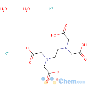 CAS No:25102-12-9 Ethylenediaminetetraacetic acid dipotassium salt dihydrate