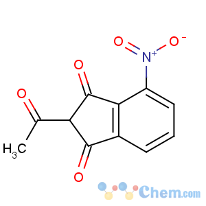 CAS No:25125-04-6 2-acetyl-4-nitroindene-1,3-dione
